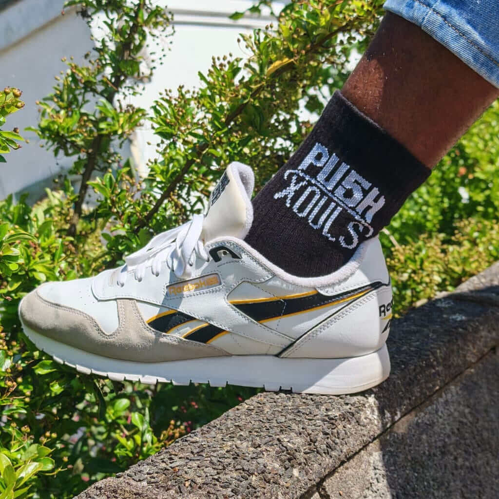 Crew Socks Black casual fashion style