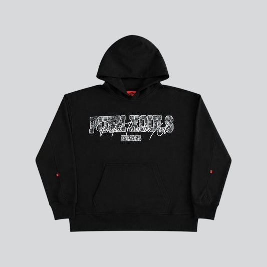 PU5H XOULS Hoodie - Graphite Black